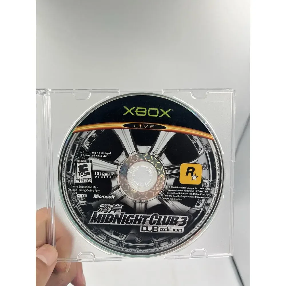 Midnight Club 3: DUB Edition Microsoft Xbox Original Disc Only